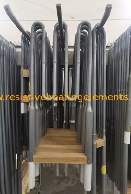 W-vormige MoSi2 verwarmingselementen 1800c Moly Disilicide verwarmingselementen