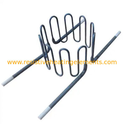 300W-3000W MoSi2 Verwarmingselement 1800C Moly Disilicide Spiraalvorm