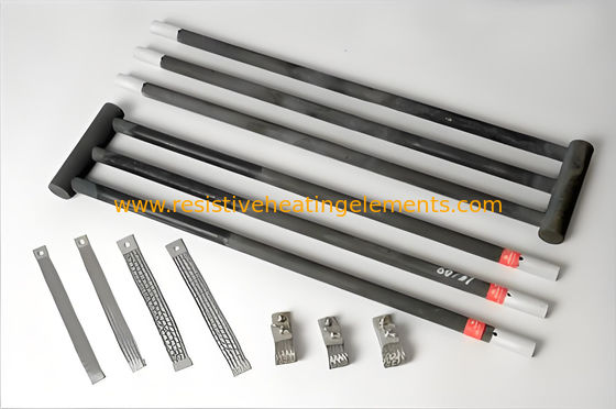 Hoogtemperatuur SiC-element 1400C Siliciumcarbide verwarmingsstaaf